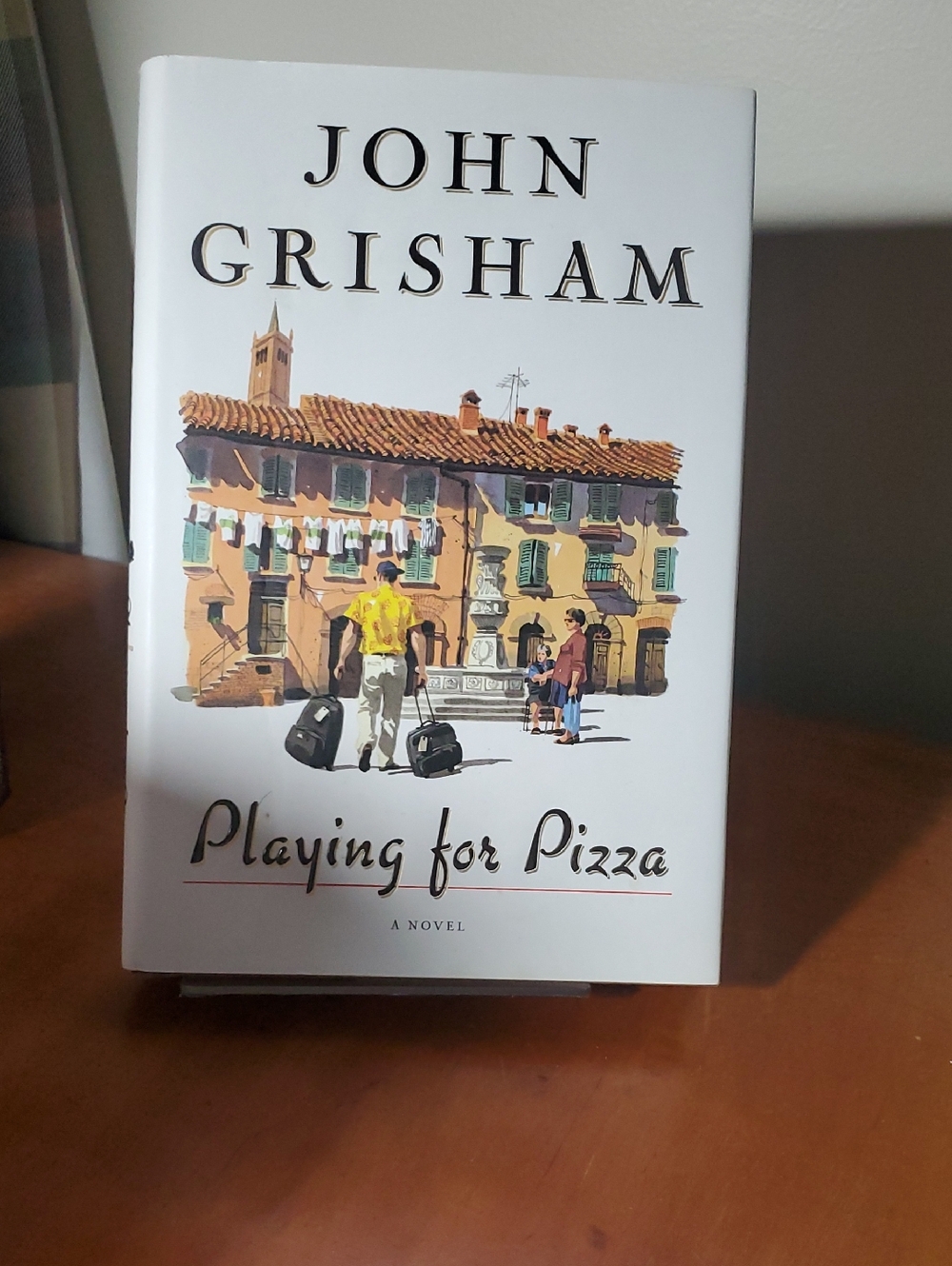 John Grisham "Playing for Pizza" Hardcover Book - White Cover (10)